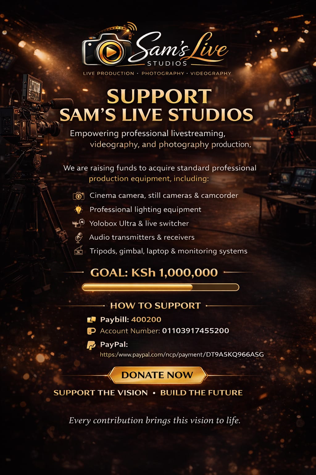 Support and Donation